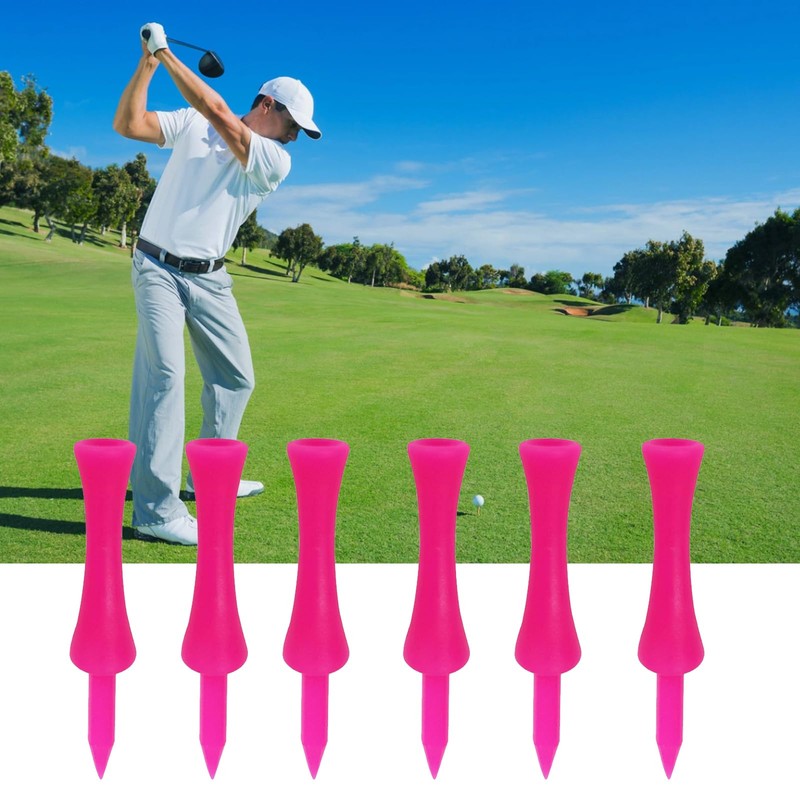 FUZVOL 40 PCS Castle Golf Tees Plastic 57MM Castle Tees