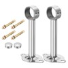 sourcing map 3 Set Ceiling Mount Curtain Rod Bracket, Fit