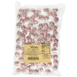 Yankee Traders Brand Peppermint Striped Balls - 2 Lbs