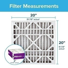 Filtrete 20x20x4, AC Furnace Air Filter, MPR 1550 DP, Healthy Living Ultra...