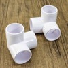 2PCS 2 Inch SCH40 3 Way PVC Connector Elbow Pipe
