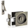 Dontay Pocket Door Privacy Lock and Pull, Stainless Steel 304