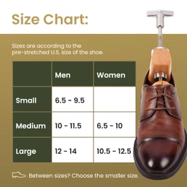 CedarSavers Premium 2-Way Wooden Shoe Stretcher Shoe Tree for Men & Women, Professional Shoe Expander with Length & Width Shoe Widener (Men’s Large Size / 12-14)