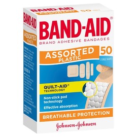 Band-Aid Plastic Shapes X 50