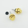 Wwomusic Gold Guitar Strap Locks Classical Design Flat Round Head