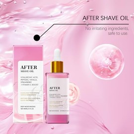 Aceite Ps-Afeitado para Cabello y Piel con Aroma a Fresa  Hidratacin, Suavidad y Cuidado Diario para una Piel Radiante                                