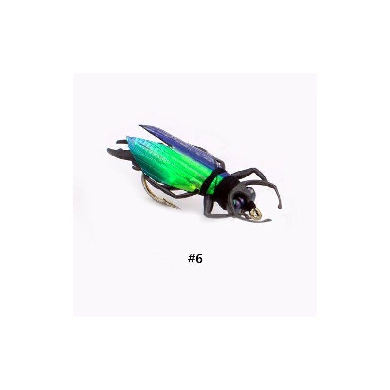 YAZHIDA Fly Fishing Flies, Simulated Insects (Winged Beetle)