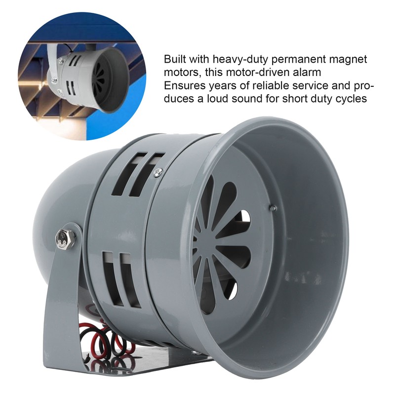 Electric Motor Alarm Mini Fireproof Sound System for Construction Sites
