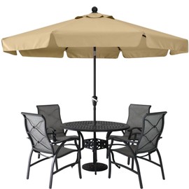 ABCCANOPY Premium Patio Umbrellas 10' Khaki