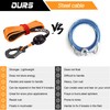 Synthetic Winch Rope Cable Kit 1/4" x 50 ft 9500Lbs