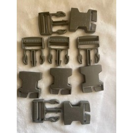 OD US Military Assault Backpack Pack Snap Buckle Set  ITW Nexus 1 1/2"