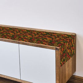 EDDERT Juneteenth Table Runner Black History Month Table Runner - Red Yellow and Green Table Runner for Home Kitchen Red Yellow Black Green (13*36)