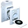 Universal Central Vacuum Direct Connect Electrified Inlet White