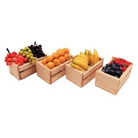Melody Jane Dollhouse Boxes Fruit Vegetable Shop Accessories