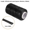 sourcing map 55 Yards 150D/1mm Leather Sewing Thread, Waxed Thread,
