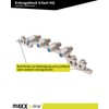 maxx.onLine 4-Way Earthing Block for Satellite Multiswitches, LNBs, Antenna Amplifier,