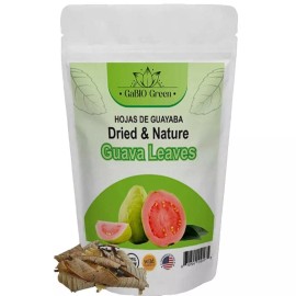Yobalty Dried whole Guava leaves Hojas de guayaba Natural Guava leaves Tea - 4 oz