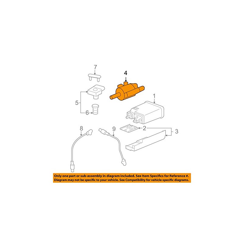 General Motors 12597567, Vapor Canister Purge Solenoid