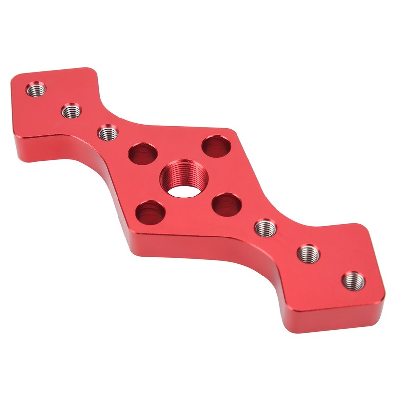 Woodworking Straight Hole Punch Locator Red Aluminum Alloy with Drill