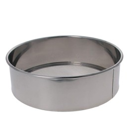 Auniwaig Flour Sifter Stainless Steel Fine Mesh Strainers Flour Sieve 60 Mesh 15cm/6-inch Round Sifter Sugar Mesh Sifter Strainer for Baking Straining Powdering