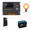 GHB 20A 12V 24V Solar Charge Controller Auto Switch LCD