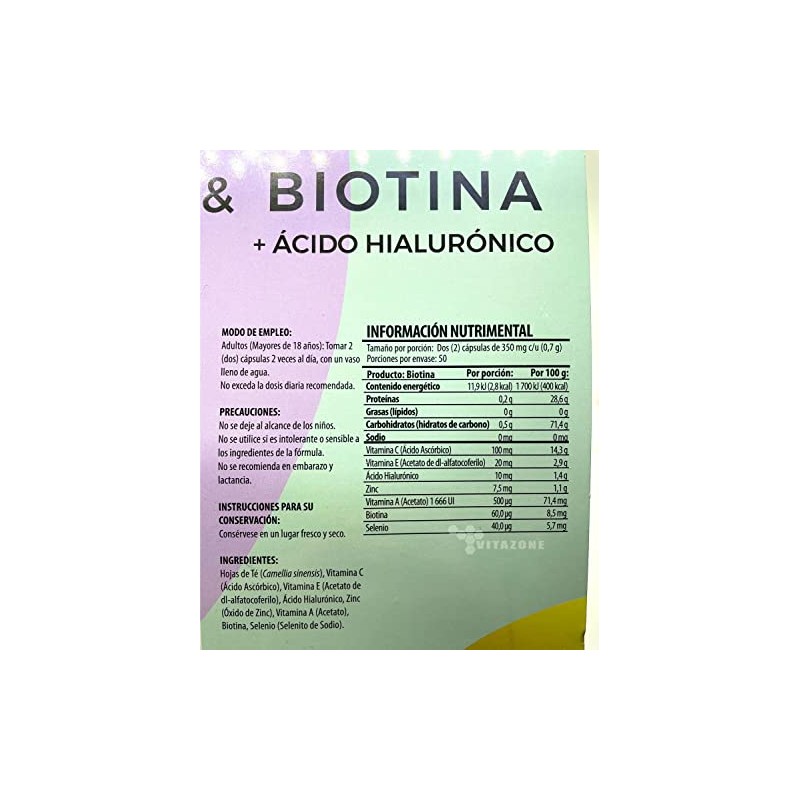 Colágeno y Biotina