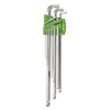 Vessel 8209BP-L Hex Bar Ball Point L-Type Wrench Set of