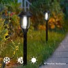 ILANCK 12 Pack Solar Lights Outdoor, 6000K Solar Pathway Lights