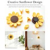 1 Pack Magnetic Sunflower Chip Clip Sunflower Petals Bag Clips