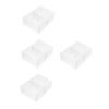 Operitacx 1set High Transparency Cassette Tape Storage Holders Stylish Clear