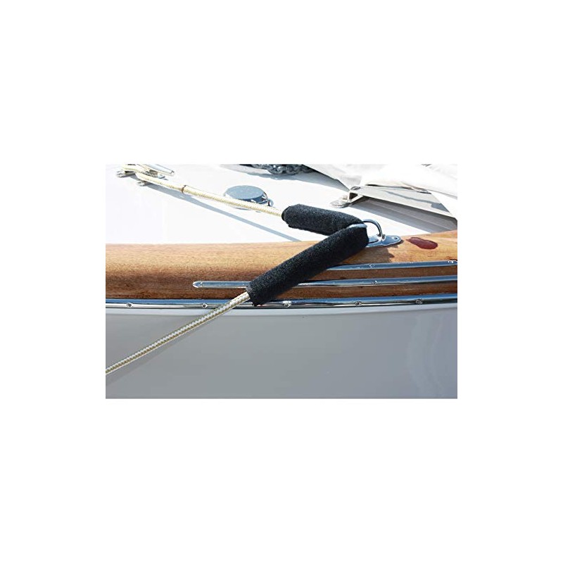 Cape Hatteras Dock Line Chafe Guards 14" Black (Pkg of