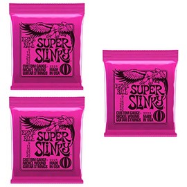 Ernie Ball Paquete Super Slinky de 3 juegos