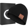 Bluetooth Beanie Headphones Hat Unique Christmas Tech Gifts Black