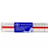 Alvin Rare Alvin 241B Engineer Scale 12in Triangular Drafting Ruler