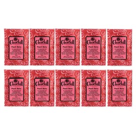 Churchill Coffee Peach Berry 10 Portioned Packs -1.5 oz each - Ground Flavored Coffee