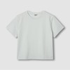 JAJU AIR Cotton Short-Sleeve T-shirt_Mint Grey
