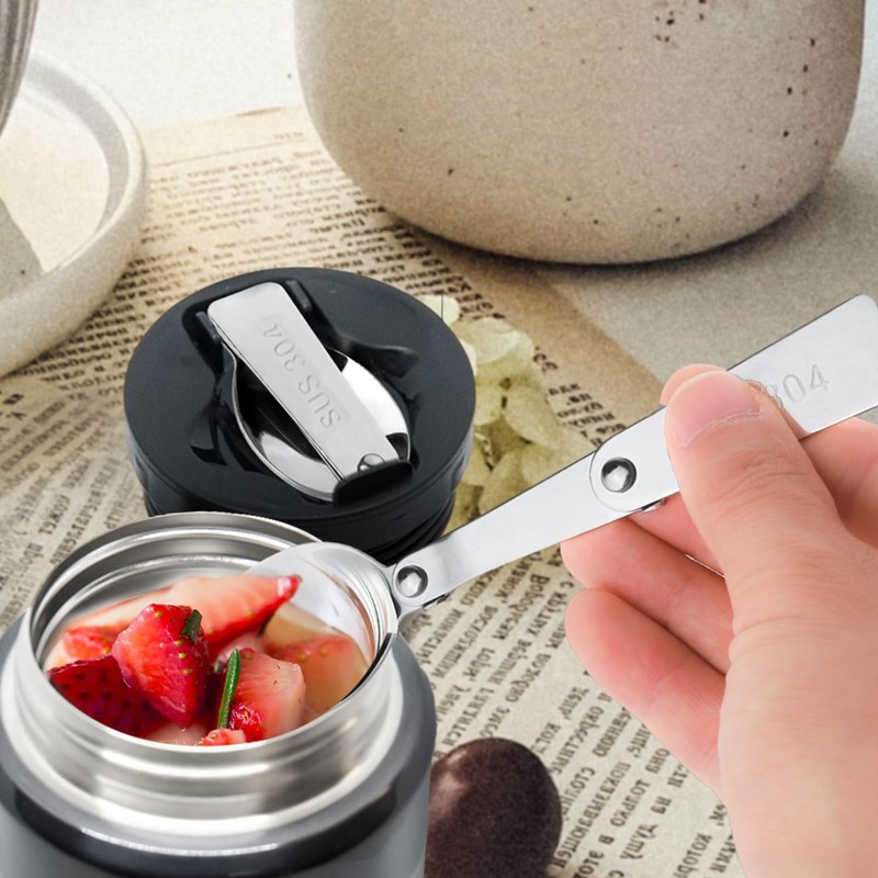2pcs Spork for Thermos Stainless Steel King Vacuum Insulated Food