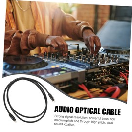 Operitacx 2 Stücke Optisches Audio Kabel 1 Meter für Soundbar Tv Kabel mit Vergoldeten Steckern Kratzfest Druckfest für Heimkino Audiosysteme