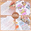 4 Pcs Cartoon Capybara Multicolor Pen 10 in 1 Shuttle