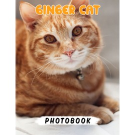 Ginger Cat Photo Book: Learn More About This Cat With 40 Beautiful Photos Inside | Gifts For Children And Adults To Have Fun Together