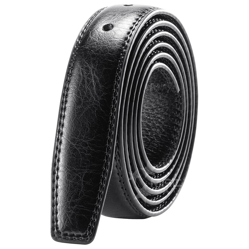 Replacement Men's Genuine Leather Belt with Holes, 1.1 inches (2.8