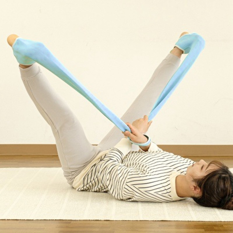 Yoga Stretch Strap Soft Elastic Fitness Leg Stretching Exercise Band