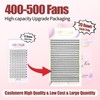 ABONNIE Premade Fans Eyelash Extensions, 400 Fans 6D 8-15mm Mix