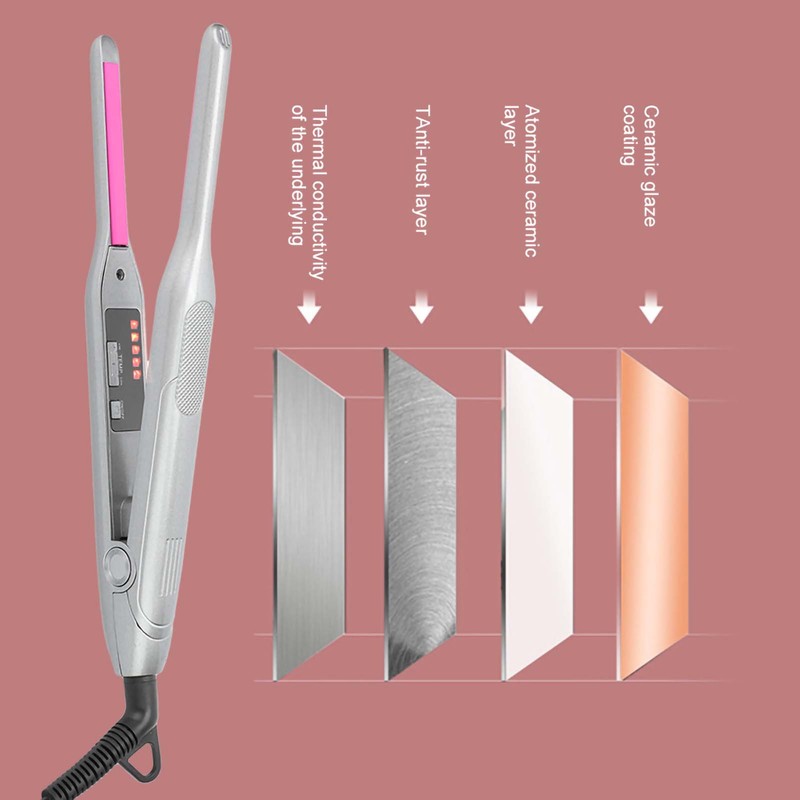 Unisex Portable Electric Adjustable Temperature Curler Hair Straightener Hair Styling