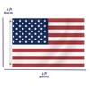 2×3 FT United States Flag, 60×90 CM Medium 100D Americans