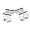 ULTECHNOVO 4pcs Heavy-Duty Vinyl Siding Hooks Stainless Steel Hangers for
