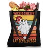 Wicked Chickens Lay Deviled Eggs Vintage Chicken With Eggs Tote