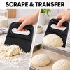 Flexible Dough Scraper for Baking – Plastic Pizza Dough Cutter