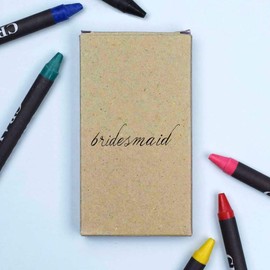 Azeeda 'Bridesmaid' Coloured Crayon Set (CY00033966)