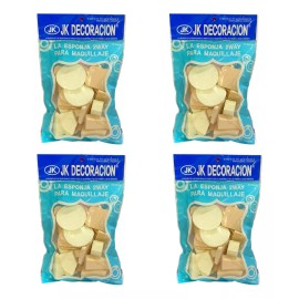 JK 100 Esponjas Quesitos Para Maquillaje Diferentes Formas